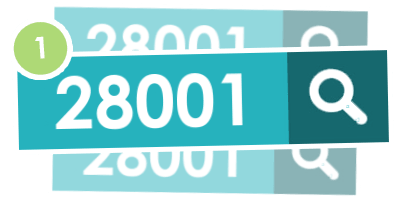 Indica tu código postal